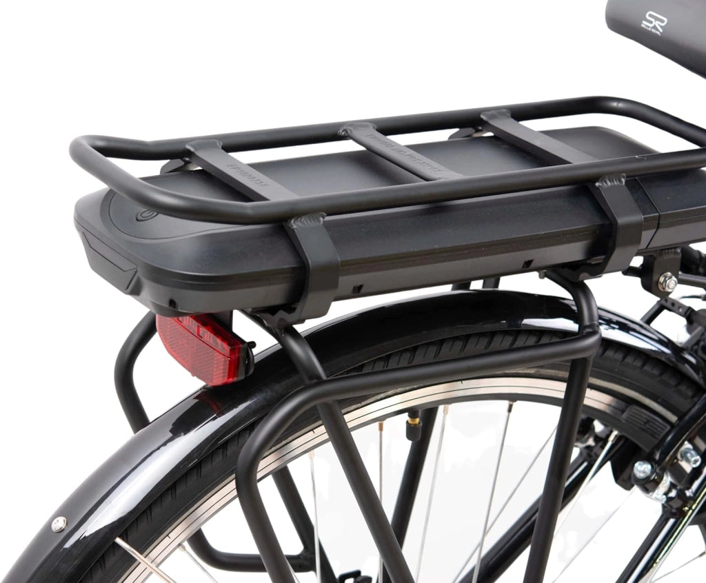 F.LLI SCHIANO E-MOON 28'' Bicicletta Elettrica da CittÃ , con Pedalata Assistita 250W, Unisex Adulto, Batteria Rimovib