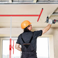 Sollevatore pannelli cartongesso max 68kg, altezza 190-330cm, Carrello Alzapannelli Alzalastre