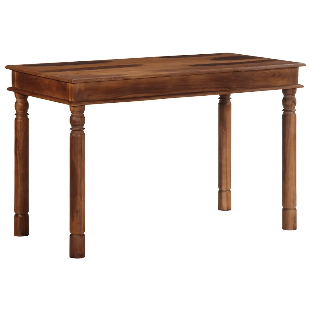 Tavolo da Pranzo 120x60x77 cm in Legno Massello di Acacia