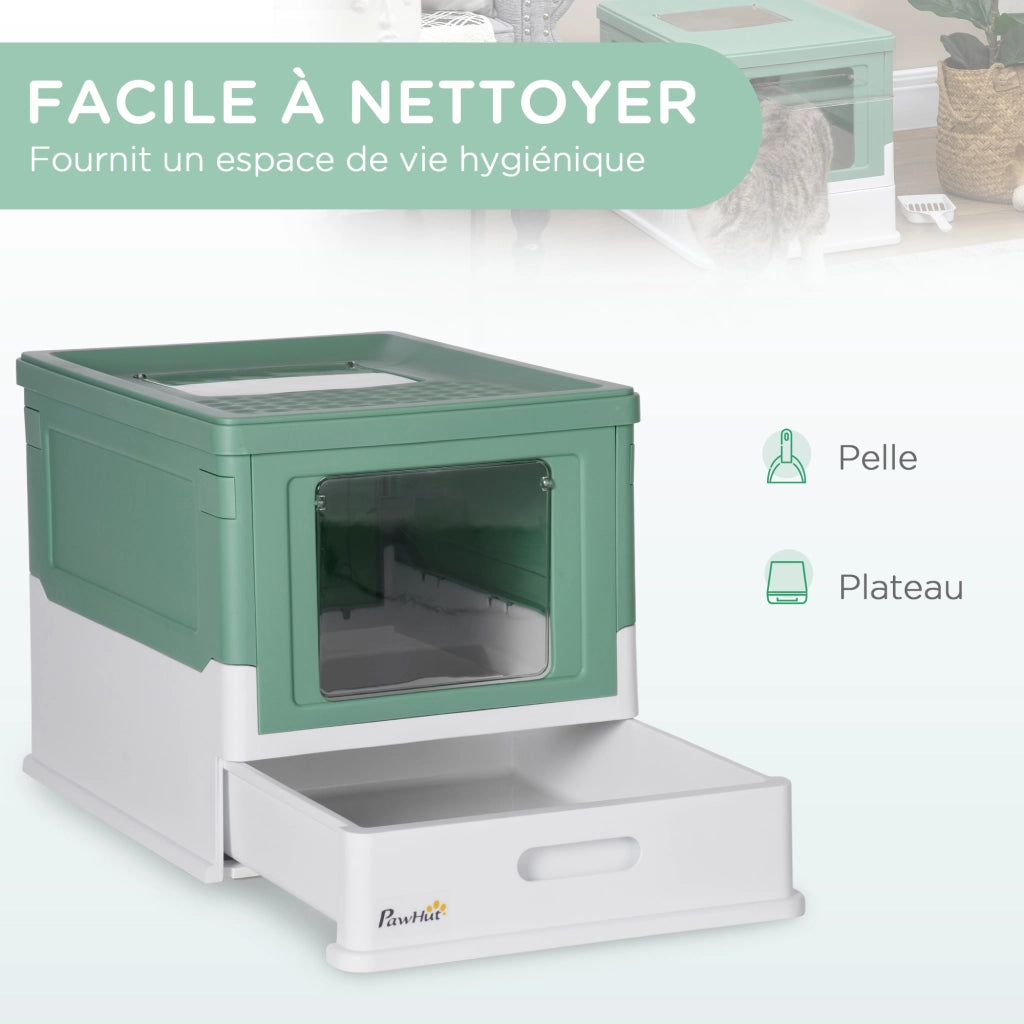Casetta per Gatti ¨C zephmum ¨C Verde 47.5x35.5x36.7 cm