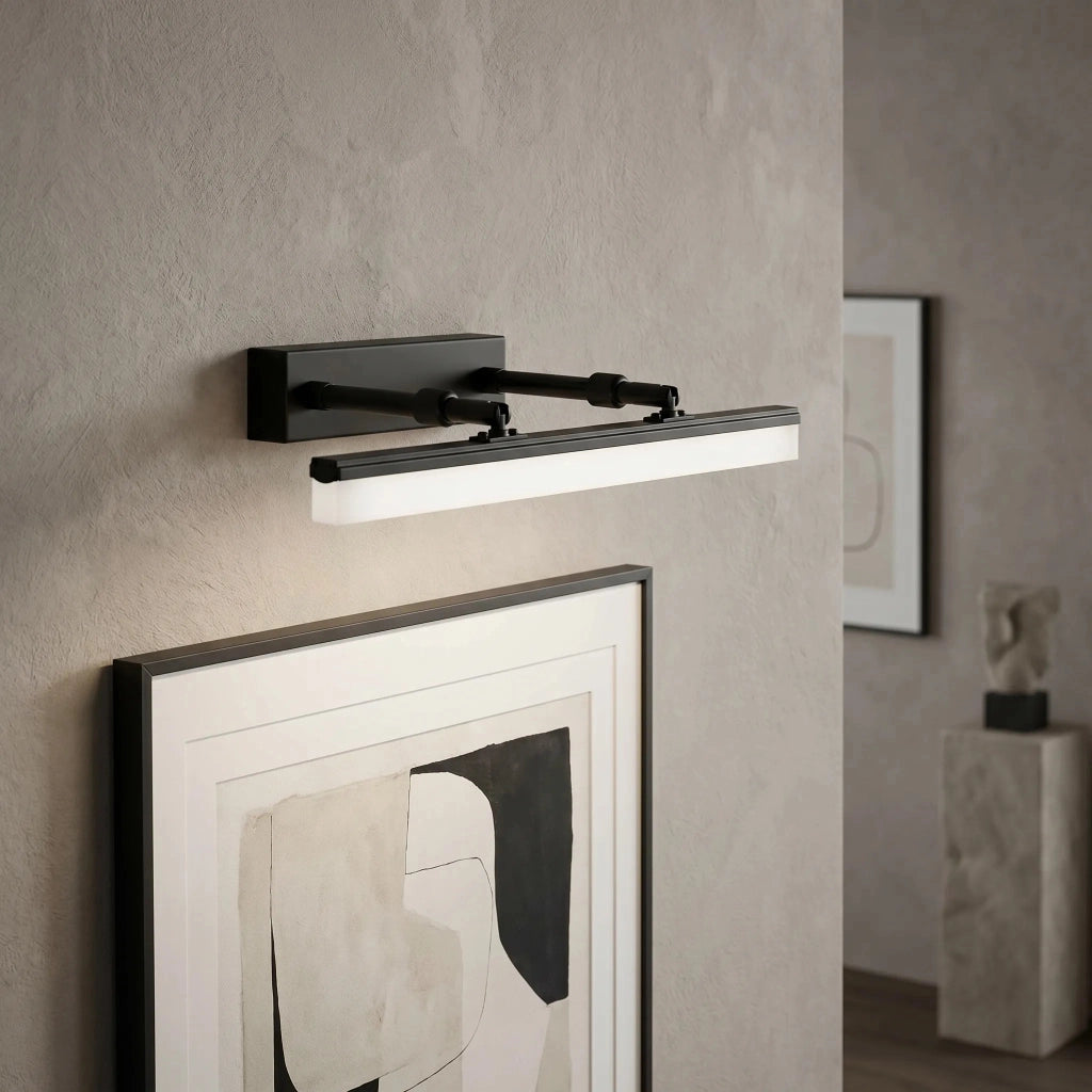 Applique Da Bagno Led APP1878-1W 40cm Black