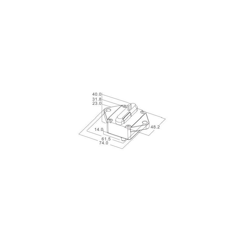 INTERRUTTORE TERMICO 150 AMP.