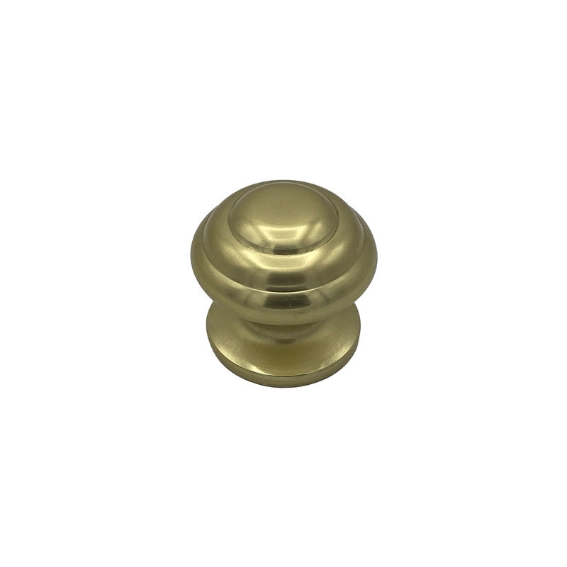 Pomolo fisso per porta SAGUATTI 178/70BB in alluminio oro lucido
