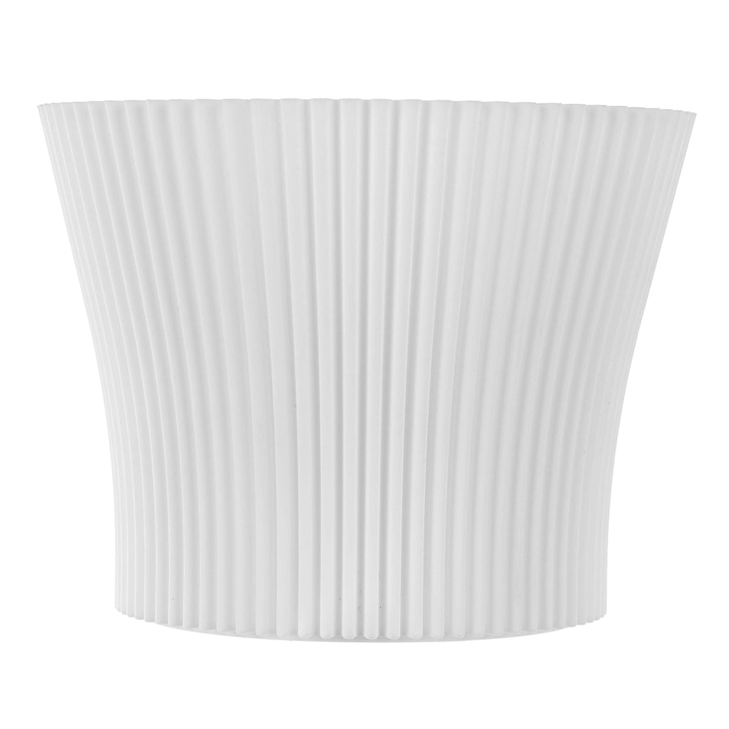 Vaso da fiori KADAX 13 cm, copripianta, vaso da fiori in plastica bianca