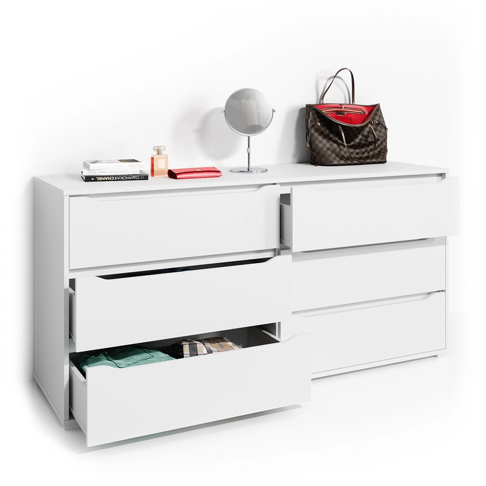 Vicco Cassettiera per camera da letto Bianco 48 x 77.6 cm