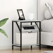 Armadio da Notte 2 pcs Grigio Sonoma 38 x 30 x 48 cm 859587