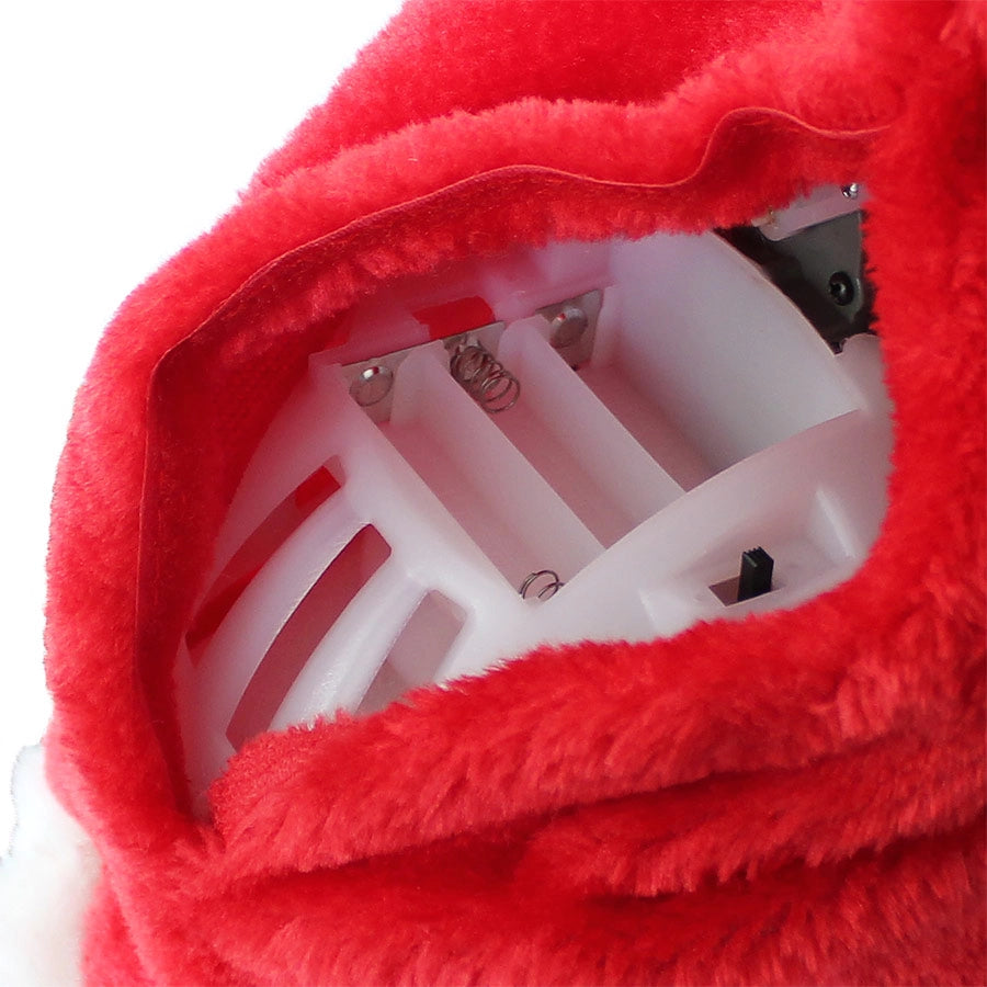Cappello da Babbo Natale che Canta e Balla a Batteria 39 cm x Ø 22 cm [lux.pro]