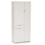 ARMADIO CON 3 ANTE E 1 CASSETTO BIANCO 75 X 38 X H174 CM