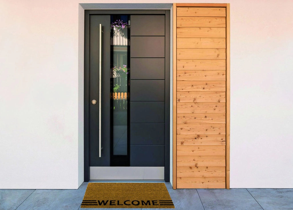 Zerbini Entrata Ingresso Casa Da Esterno Antiscivolo In Cocco Varie Fantasie - 70x40 - Welcome