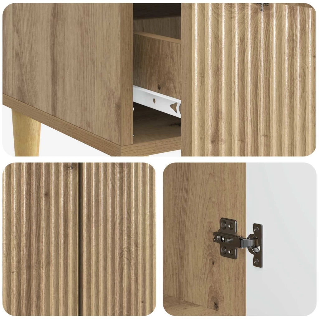 Credenza con cassetto Rovere Artigianale 66 x 34,5 x 95 cm