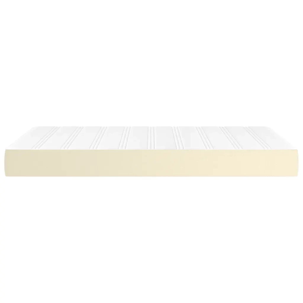 Materasso a Molle Crema 120x200x20 cm in Similpelle