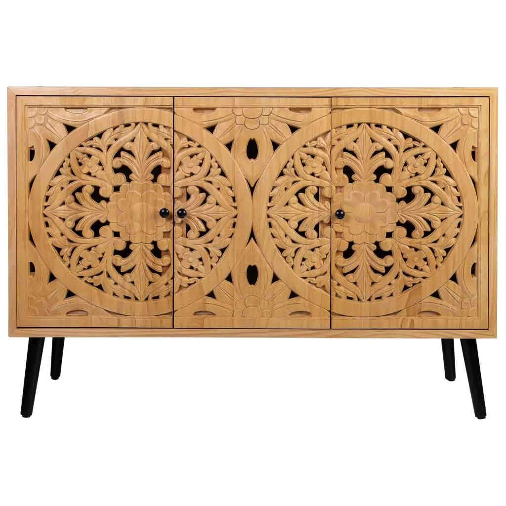 Credenza legno marrone 120x38x80h cm