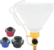 Kit di riempimento liquido refrigerante senza perdite con 3 adattatori