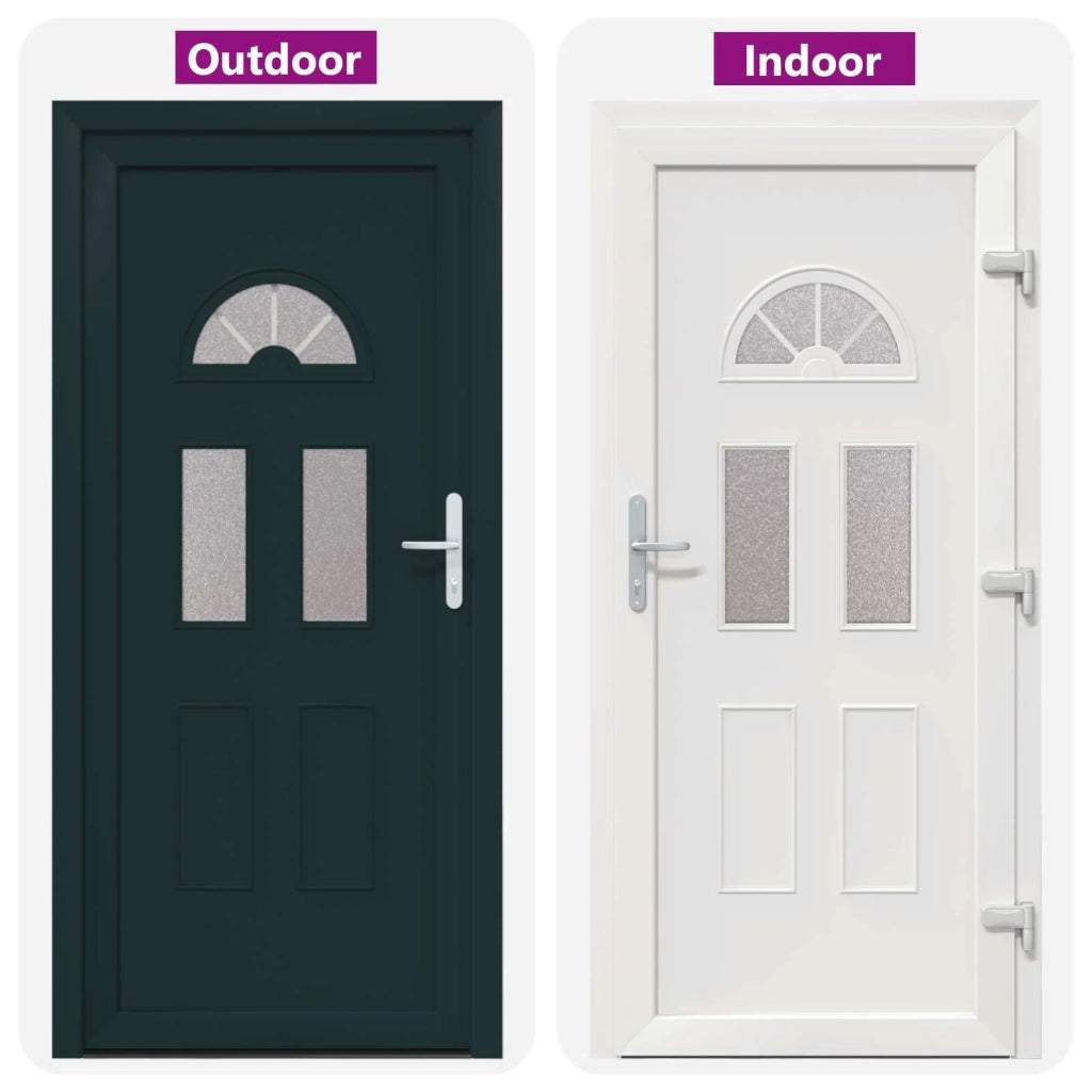 Porta Frontale Antracite 98 x 208 cm PVC 3445749