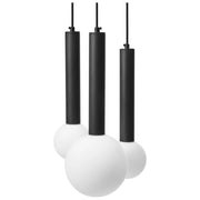 Lampadario metallo Nero stile moderno glamour soggiorno