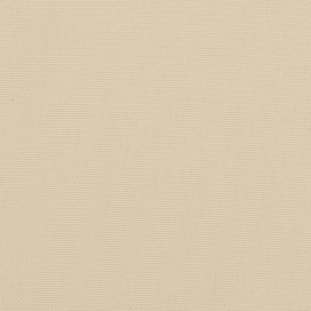 vidaXL Cuscino per Pallet Beige 70x40x12 cm in Tessuto