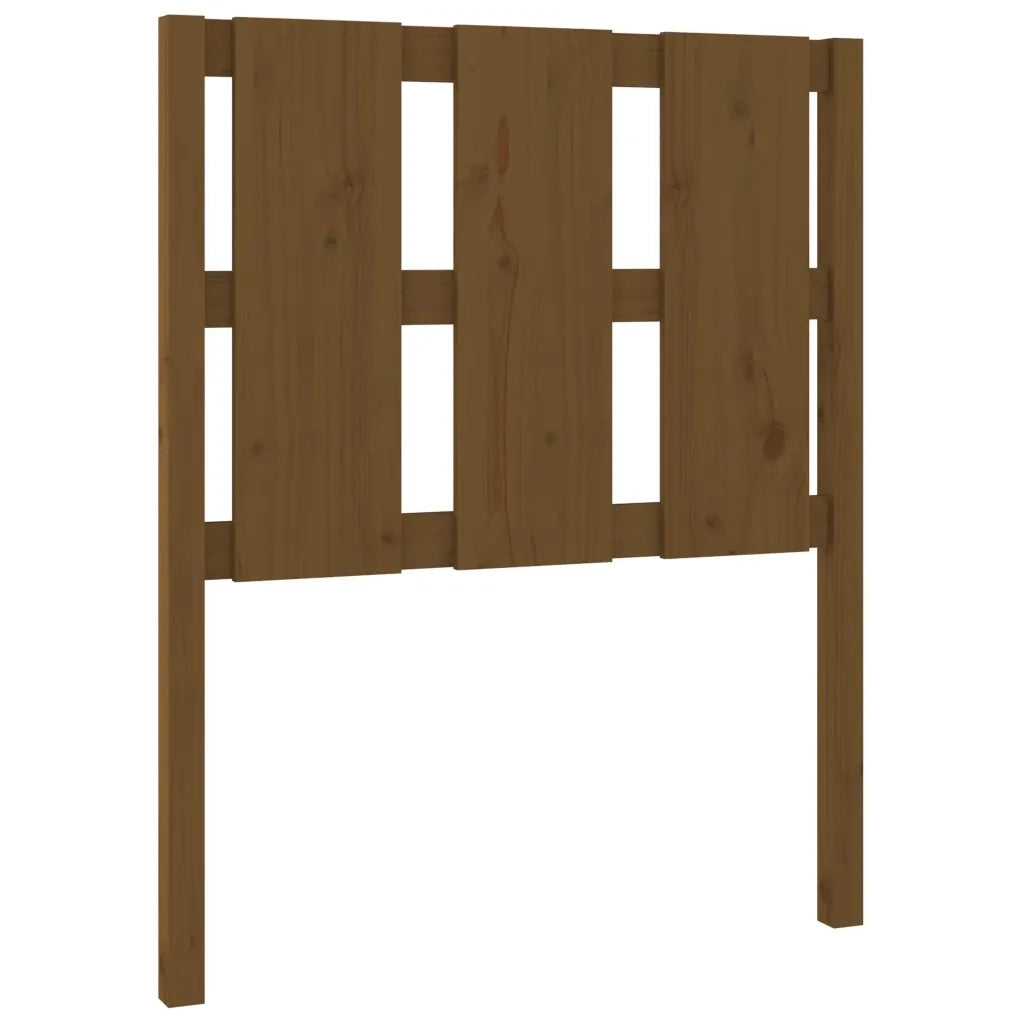 Testiera | Testata per Letto ambra 80,5x4x100cm in Legno Massello di Pino