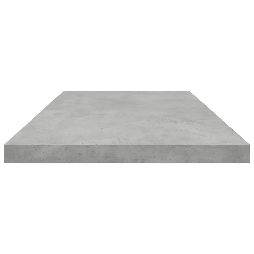 Ripiani per Libreria 4pz Grigio Cemento 80x20x1,5cm Multistrato 805306