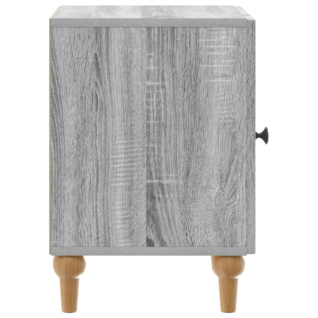 Armadio da Notte Grigio Sonoma 43 x 34,5 x 50 cm