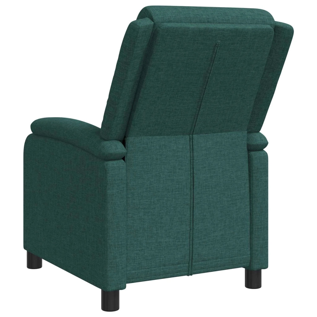 Divano Sedia-Poltrona reclinabile Verde Scuro Tessuto 136069
