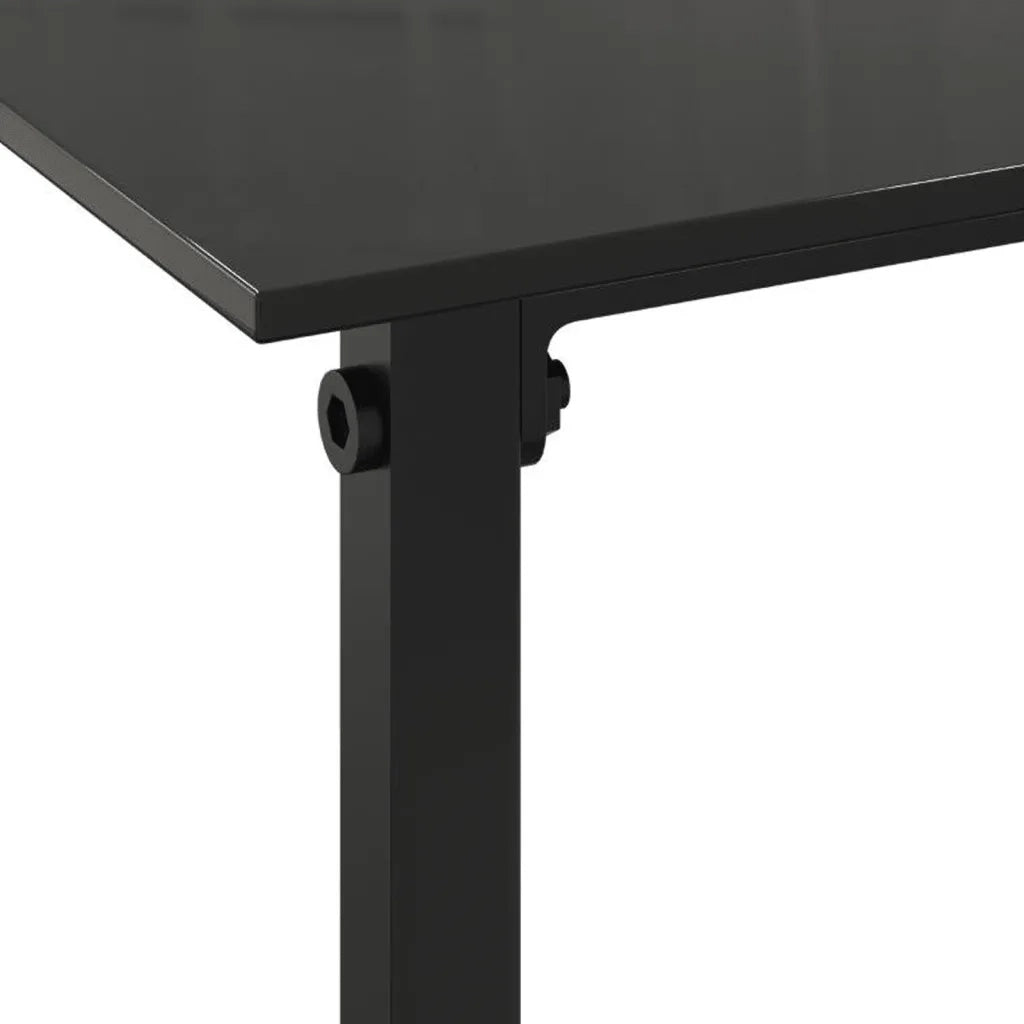 Set Salotto da Esterno 4 pz | Set di Mobili da Esterno con Cuscini in Polyrattan Nero