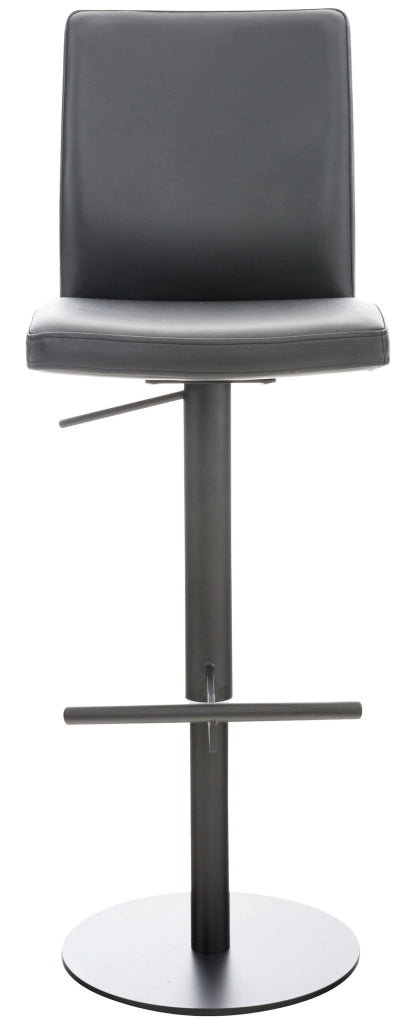 2er Set Barhocker Cadiz Kunstleder schwarz