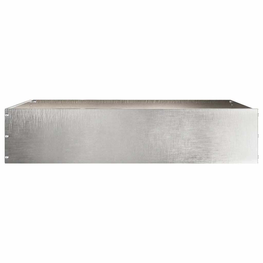 Bordura per Prato 60 x 60 x 13 cm Acciaio Inox Argento 874738