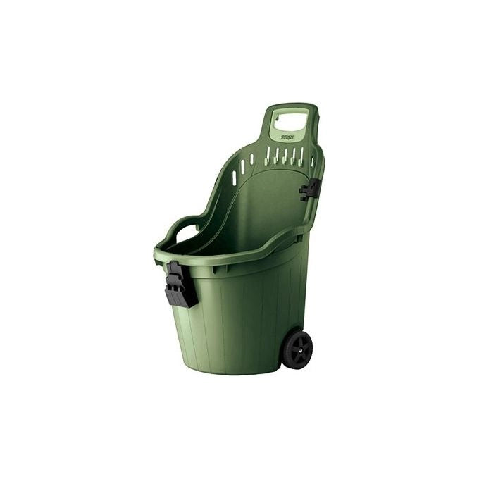 Stefanplast 76210 Helpy Cart Carriola Multiuso 50L portata 60 Kg porta attrezzi fermacarico colore Verde