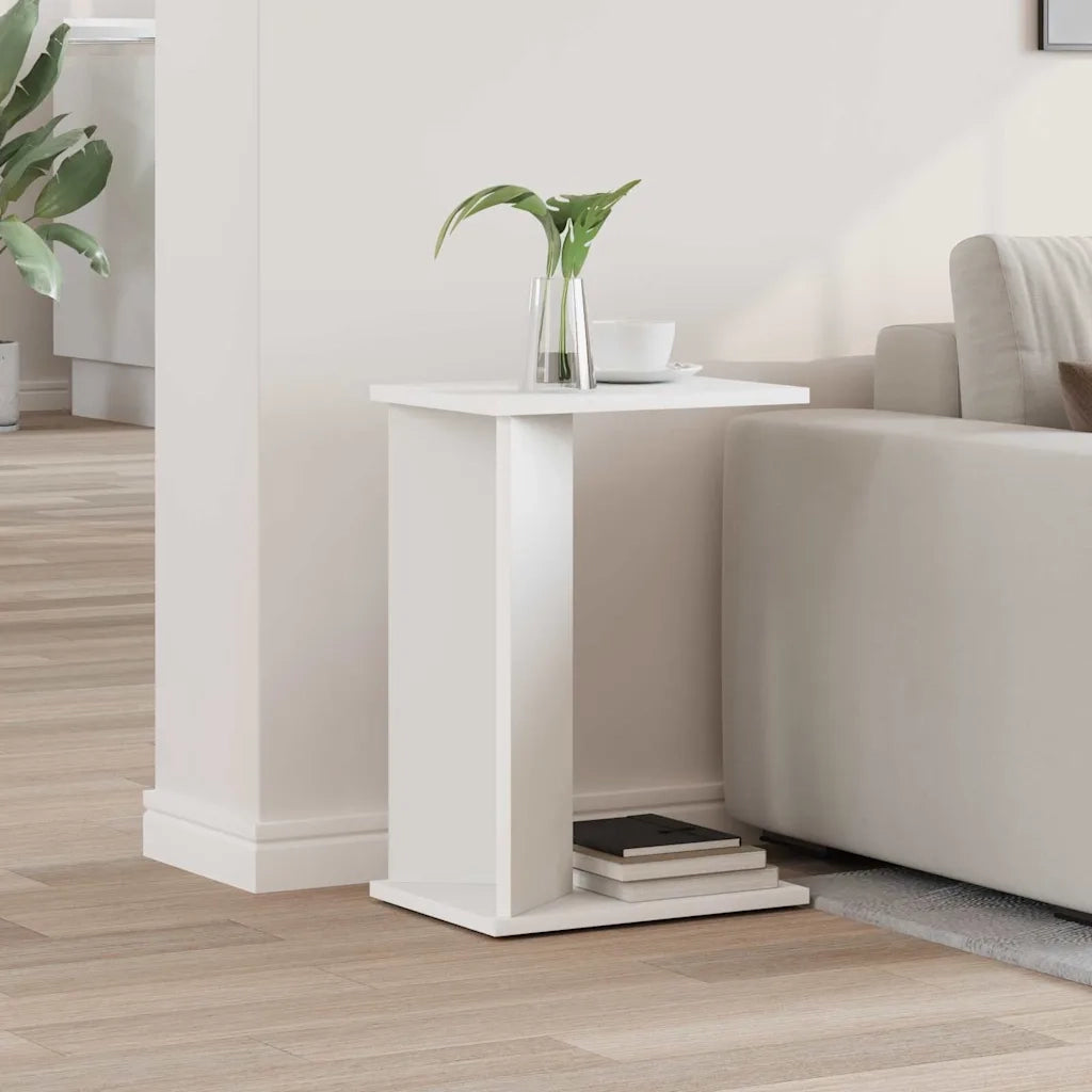 Tavolino Bianco 35 x 25 x 50 cm Legno multistrato 891184