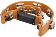 Tamburello a Doppia Riga di Jingles - Tavolo di Suono - Qualità Audio - Maniglia Ergonomica - Colore Imitazione Legno - Materiali Ecocompatibili - Giocattolo Sonoro