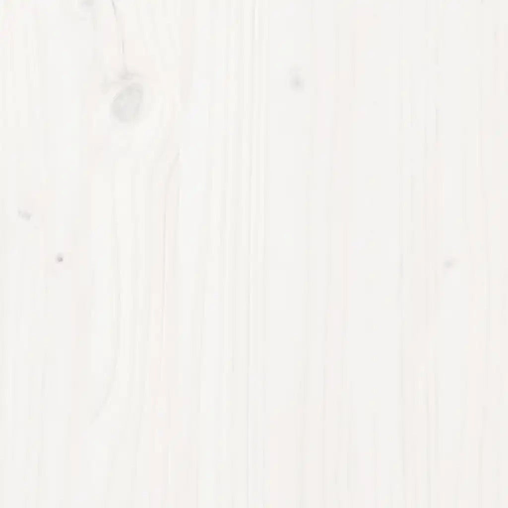 Letto senza Materasso Bianco 140x190 cm Legno Massello di Pino