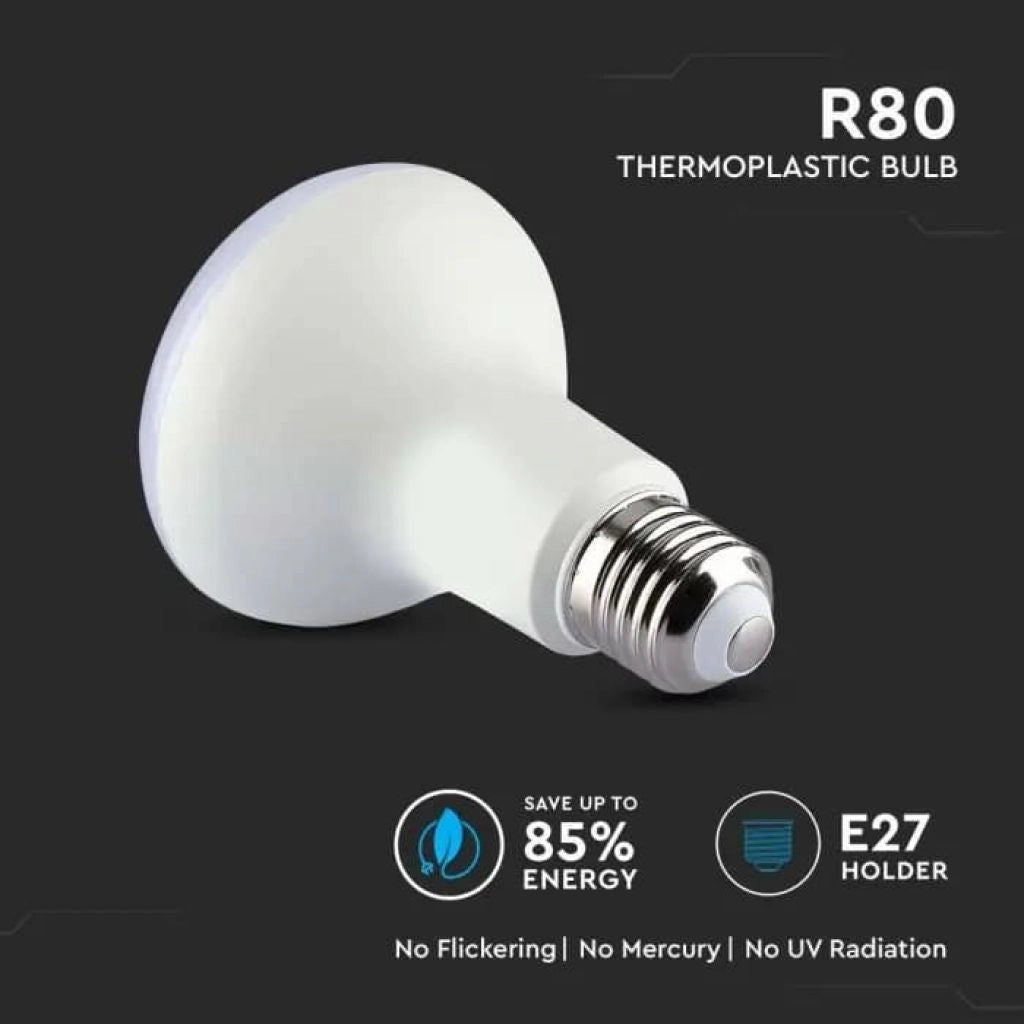 Lampada LED E27 R80 Riflettore 11W 220V Bianco Caldo 3000K SKU-21135