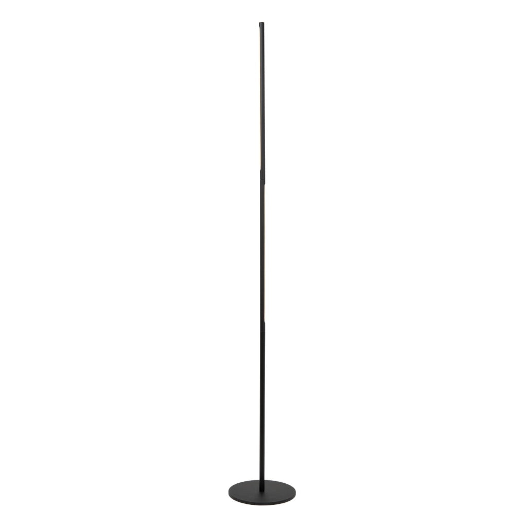Lampada da terra FINAN LED 30W nera dimmerabile Lucide