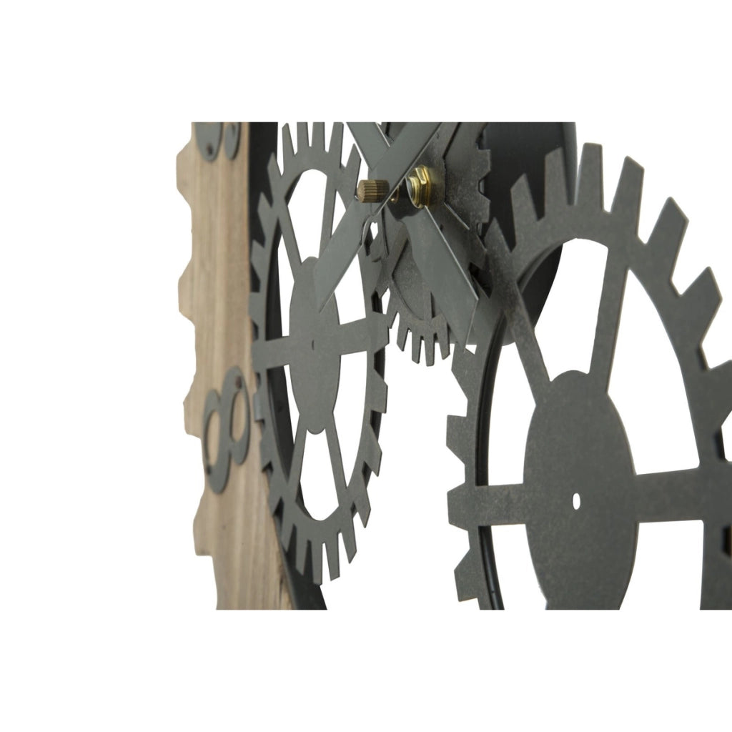 Orologio da Parete VKH259, Marrone, Metallo, 60x4x60 cm