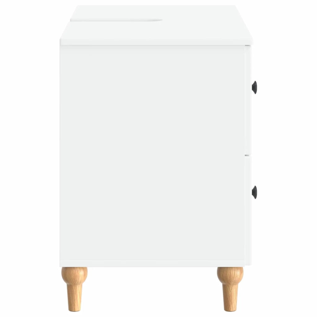 Armadio per Lavabo da Bagno ALKMAAR Bianco 82 x 41 x 59 cm 896135