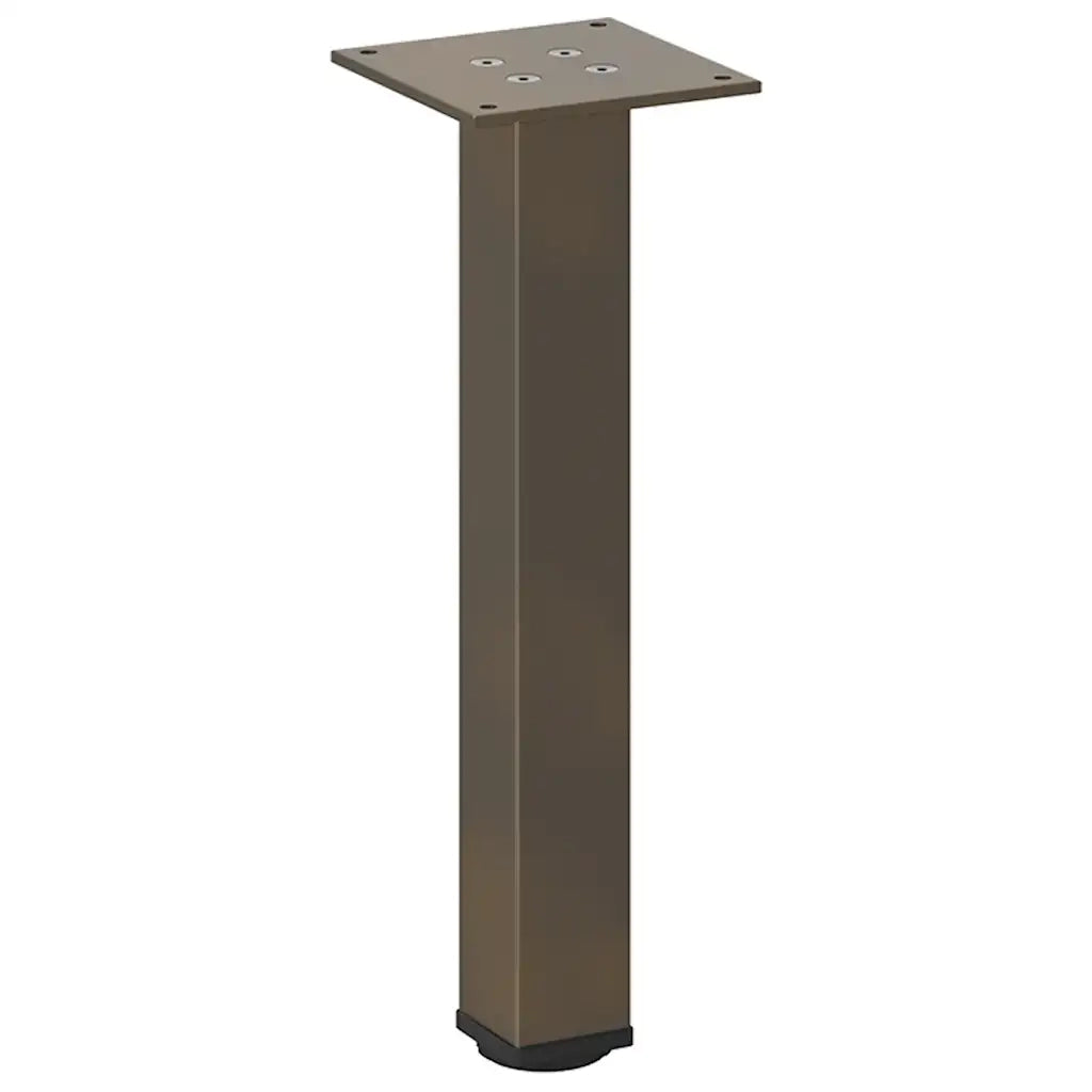 Gambe per Tavolino da CaffÃ¨ 4 pz Acciaio Naturale 30-32 cm Acciaio