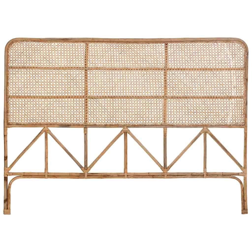 Testiera letto in canna 178x02x127h cm