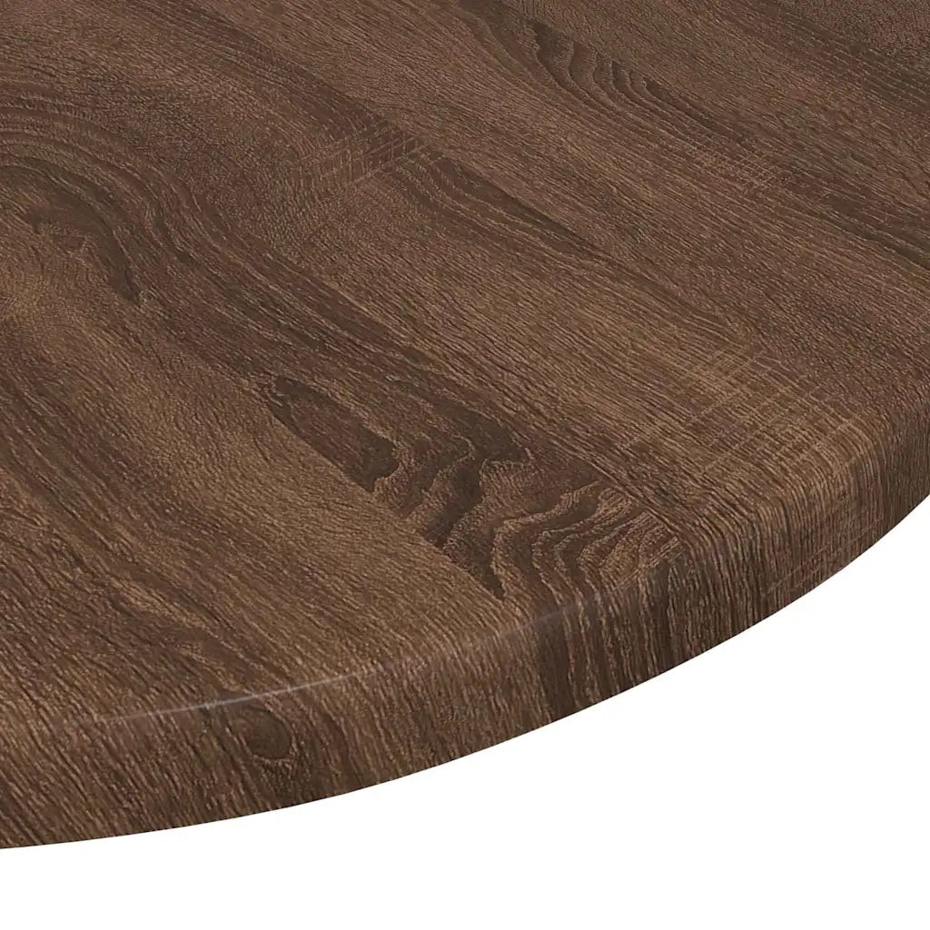 Piano del tavolo Rovere marrone Ø 40 x 1,5 cm Legno multistrato 880388