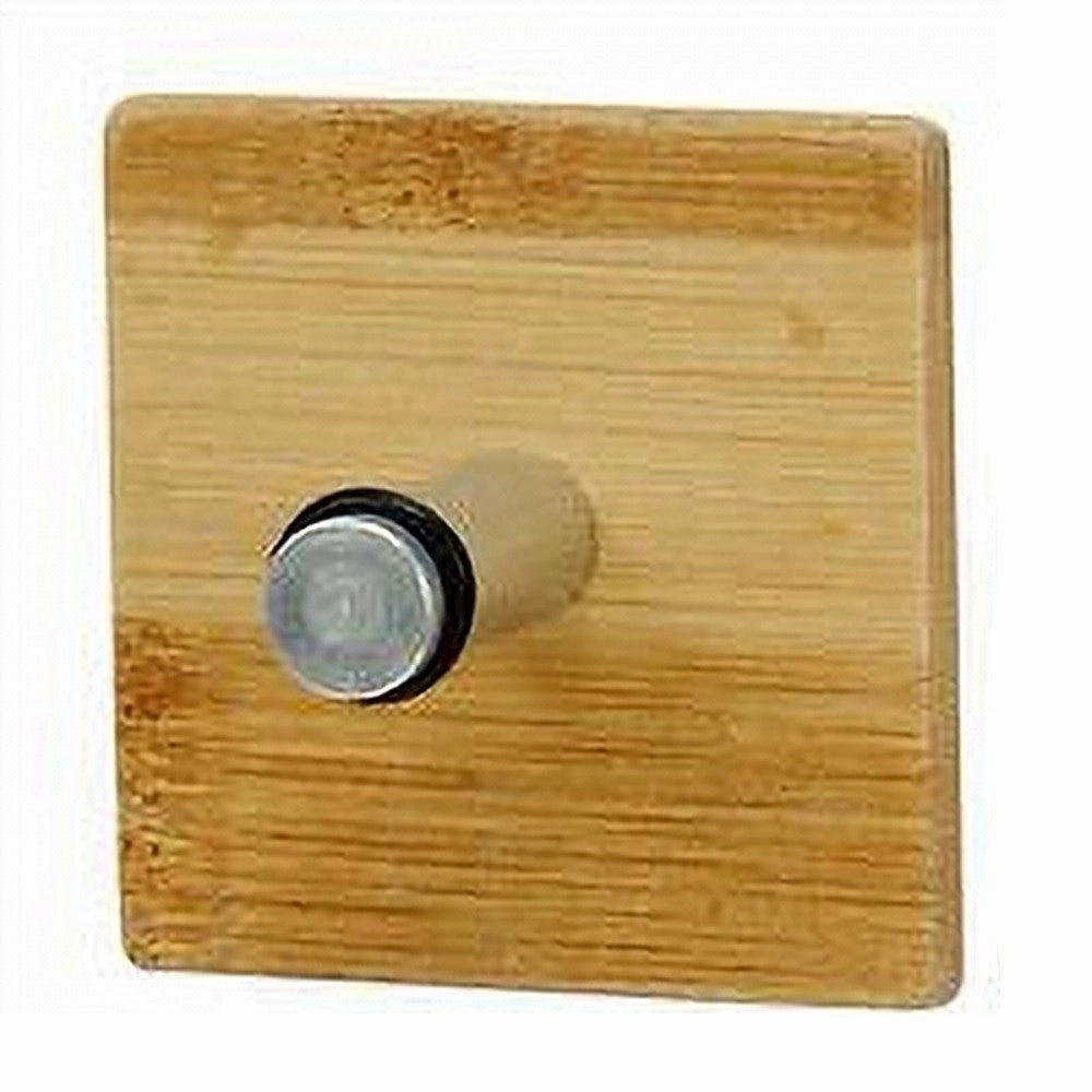 Trade Shop - Appendiabiti Appendino Parete Metallo Legno 1 Posto Gancio Vestiti Adesivo 79543 -
