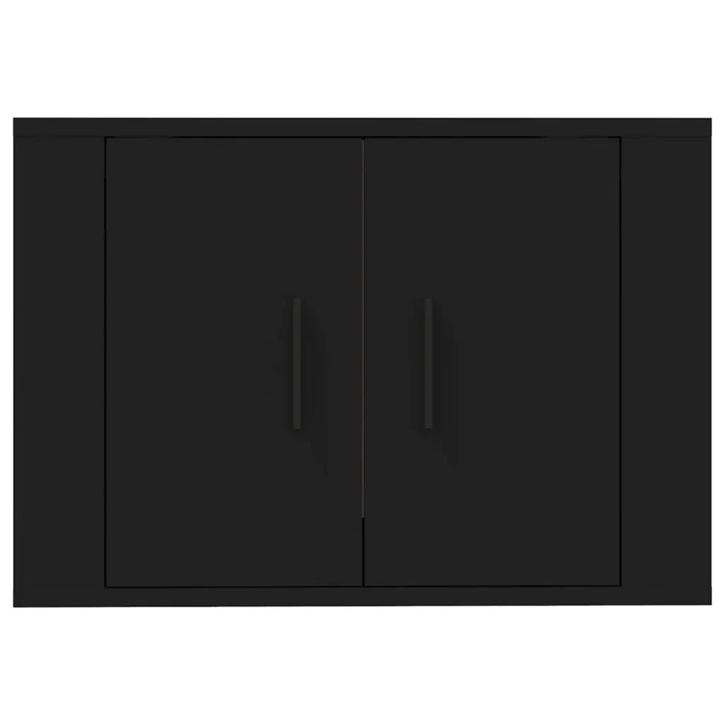 Mobile Porta TV a Parete Nero 57x34,5x40 cm 816617
