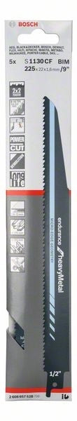 2608657528 - Set 5 lame per sega universale S 1130 CF Endurance for Heavy Metal