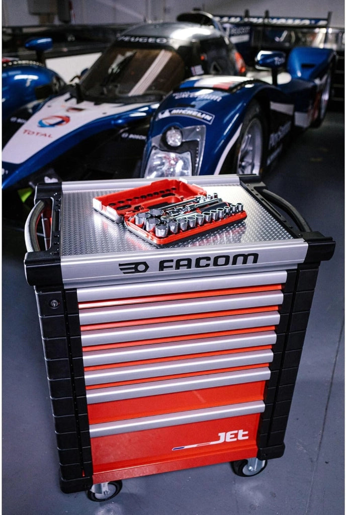 FAC30972 - Set di 21 cricchetti impermeabili e bussole 1/2 esagonali metriche 161DBOX1PB