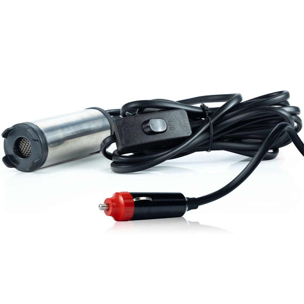 Pompa Elettrica per Carburante 12V – Acciaio Inossidabile, 12 L/Min | Uso Domestico e Officina