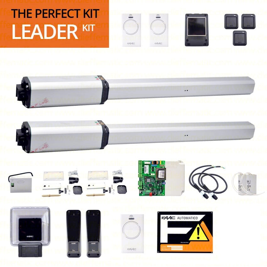 FAAC 105911 LEADER KIT 230V PERFECT PER CANCELLI BATTENTE OLEODINAMICO 220V SET