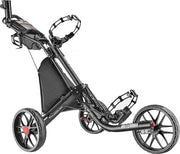 Carrello da Golf a 3 Ruote - Leggero - Pieghevole - Grigio Scuro