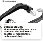 Rimorchiatore universale per motori - 22 mm diametro di sterzo - Stuurremkoppeling schokbestendig - Regolabile posizione - Stuurremkoppelingshendel