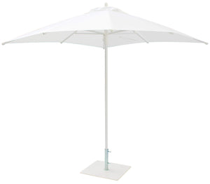 Ombrellone da Giardino 2,25x2,25 m Palo Ø40 mm in Alluminio Maffei Kronos Bianco