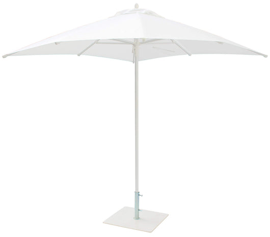 Ombrellone da Giardino 2,25x2,25 m Palo Ø40 mm in Alluminio Maffei Kronos Bianco