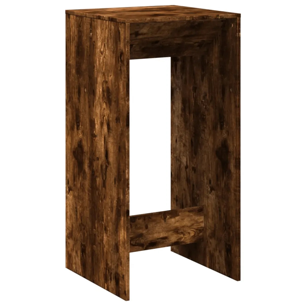 Tavolo da Bar Rovere Fumo 51x50x103,5 cm in Legno Multistrato 854422
