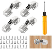 Serrature per mobili - Chiuse Soft - Alta qualità - 113 x 43 mm - Serrature per mobili - Ideali per porte di armadi - Set da 4
